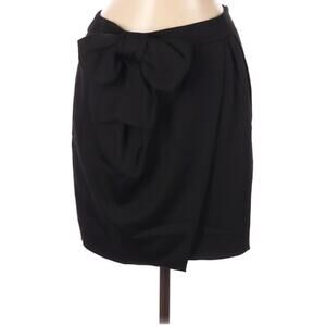 Valentino Roma bow front faux wrap skirt